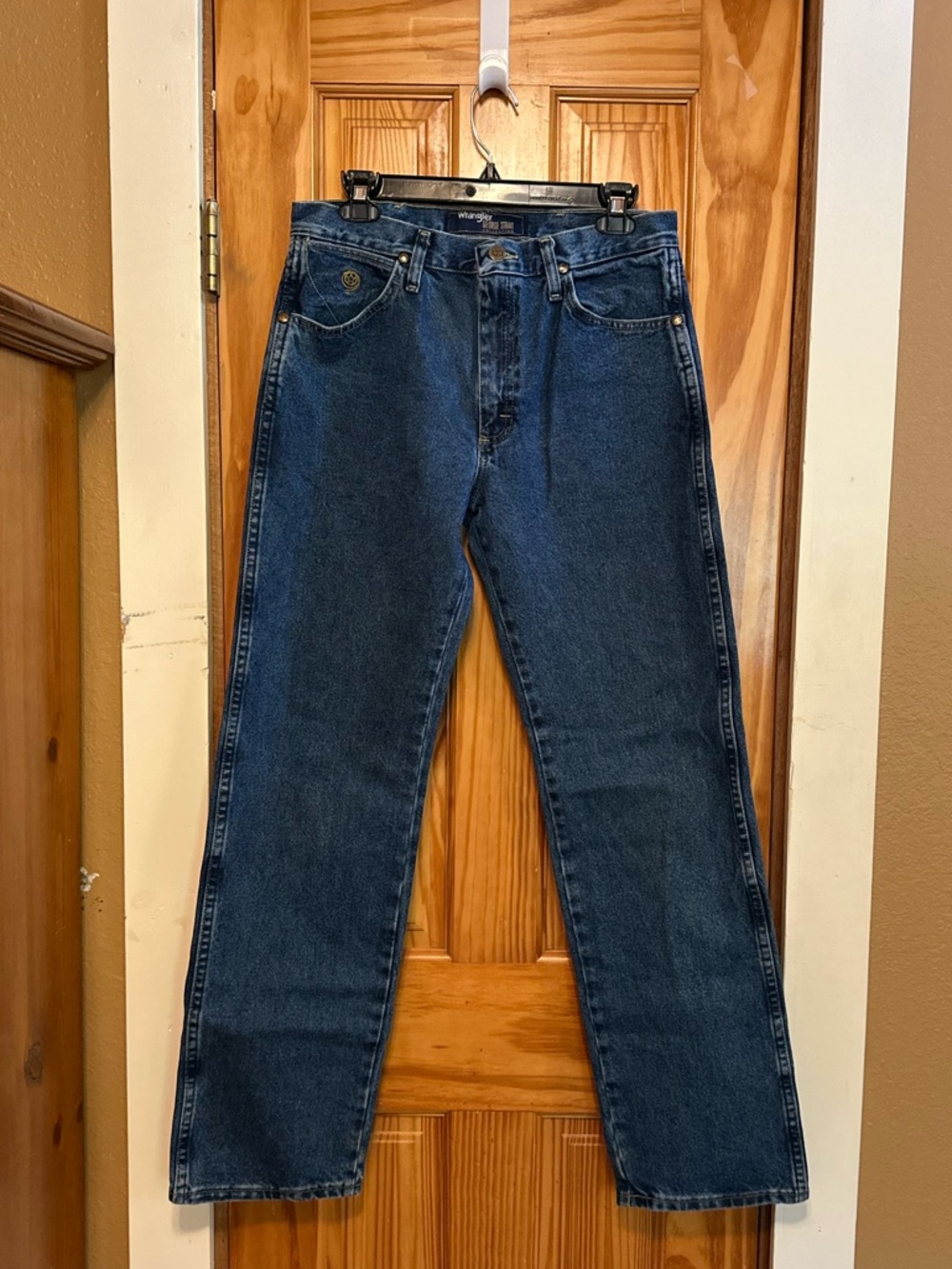 Wrangler Men's Indigo Straight Jeans George Strait Collection